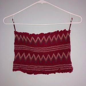 Tube top crop top